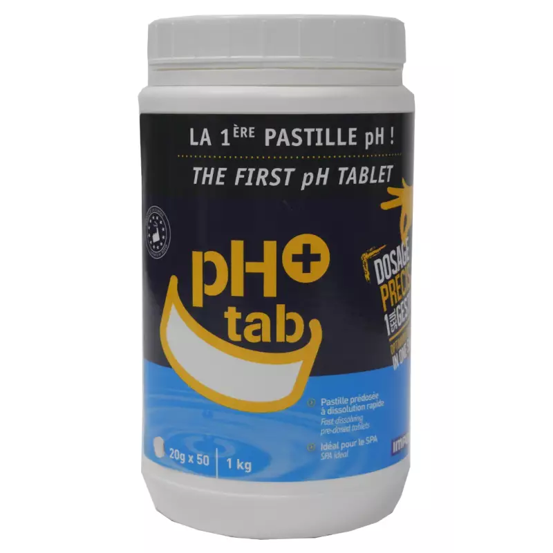 Pastille de Ph pour piscine / Impact Ph + Tab pour remonter le Ph