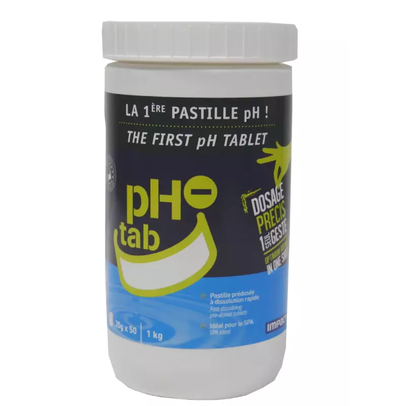 Pastille de Ph pour piscine / Impact Ph - Tab pour diminuer le Ph
